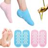 2Pairs Moisturizing Socks - Silicone Socks for Dry Cracked Feet Women - Lotion Gel Socks for Repairing,Softening and Hydrating Feet view 1