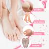 2Pairs Moisturizing Socks - Silicone Socks for Dry Cracked Feet Women - Lotion Gel Socks for Repairing,Softening and Hydrating Feet view 2