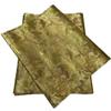 2024 Nigerian Fashion Aso Oke Can Make Auto Gele African Auto Gele Tuban Cap Headtie Wraps Fabric 2piece/Pack For Women Wedding. (gold) view 1
