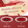 GYLRD Electric Lip Vacuum Plumper Bigger Lip Safe Lip Plumping Device Lip Enhancer Suction One Button to Switch Between Three Gears-Black view 2