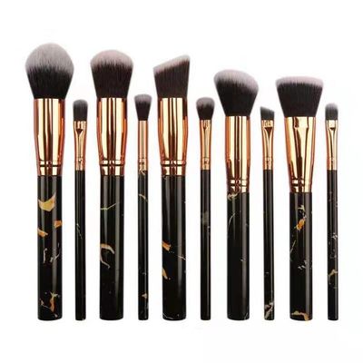 10 Pcs Soft Set Of Makeup Brushes Kits for Eye Cosmetic Powder Foundation Eyebrows Eye Shadow (Color : D, Size : 10pcs)