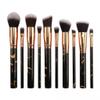 10 Pcs Soft Set Of Makeup Brushes Kits for Eye Cosmetic Powder Foundation Eyebrows Eye Shadow (Color : D, Size : 10pcs) view 1