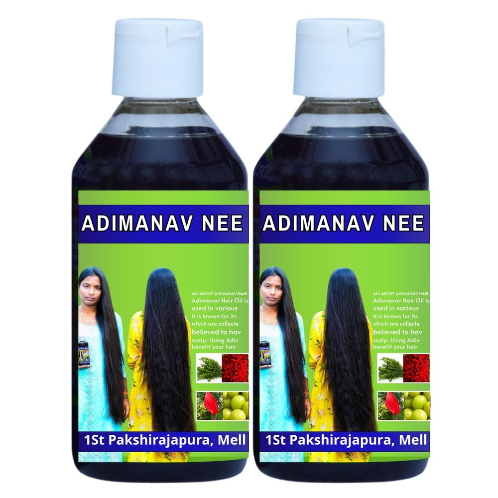 Growkesh Neelambari Ayurvedic Hair Care Adivasi Herbal Hair Oil Made By Pure Adivasi Ayurvedic Herbs For women and men, Blue