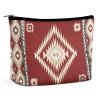 Yandier Southwestern Native American Aztec Navajo Indian Portable Cosmetic Bag Multifunction Storage Pouch PU Makeup Bag, Stationery Organizer with Zipper for Reunion Office view 1