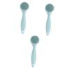 Didiseaon 3pcs Silicone Facial Cleansing Brush Tool for Gentle Exfoliation Manual Food-Grade Material for Daily Skincare Routine Design view 1