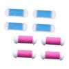 Beatifufu 8pcs Electronic Foot File Replacement Roller Skin Remover Pedicure Accessories for Smooth Feet Compatible Colors view 1