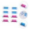 Beatifufu 8pcs Electronic Foot File Replacement Roller Skin Remover Pedicure Accessories for Smooth Feet Compatible Colors view 2