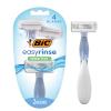 BIC EasyRinse Sensitive Anti-Clogging Women's Disposable Razors, Clinically Proven for Sensitive Skin, Shaving Razors With 4 Blades, 2 Count view 1