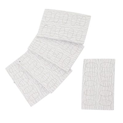 50pcs 240 Grit Sand Paper, Self Adhesive Nail Cuticle Pusher Sandpaper, Disposable Nail Art Pre Polishing Tool