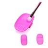Balacoo 1pc Makeup Brush Mat Silicone Cleaning Pad for Washing Makeup Brush Brush view 1