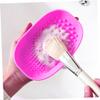 Balacoo 1pc Makeup Brush Mat Silicone Cleaning Pad for Washing Makeup Brush Brush view 2