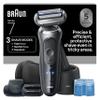 Braun Series 7 Electric Shaver for Men, Wet & Dry Foil Razor, 4-in-1 SmartCare Clean & Charge Center, Beard Trimmer Attachment, Stubble Attachment, Travel Case, Grey 7185cc view 1