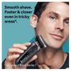 Braun Electric Shaver for Men, Series 7 7127cs, Wet & Dry Shave, Turbo & Gentle Shaving Modes, Waterproof Foil Shaver, Engineered in Germany, with Beard Trimmer, Charging Stand, Space Grey view 4
