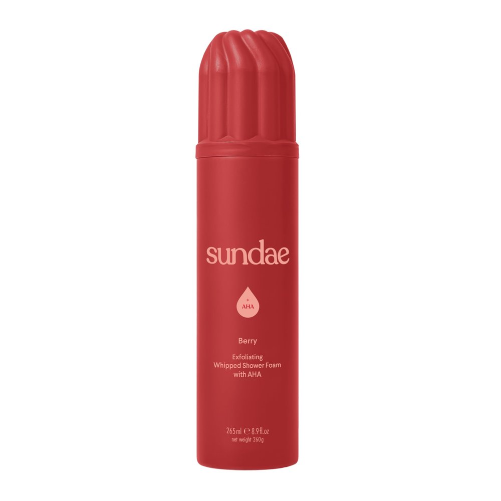 sundae Exfoliating Whipped Shower Foam Berry Foaming Body Wash 8.9 fl oz, 265ml