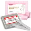 5 Inch Disposable Zebra Nail Files 80/80 Grit 50 Pcs and Pink Mini Nail Buffer Blocks 100/180 Grit 50Pcs Bundle view 1