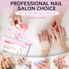 5 Inch Disposable Zebra Nail Files 80/80 Grit 50 Pcs and Pink Mini Nail Buffer Blocks 100/180 Grit 50Pcs Bundle view 2