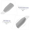 Mipcase 3pcs Pedicure Rasp Foot File Stainless Steel Dual-Sided Tool for Dead Skin Removal Foot Care for Ages view 3