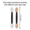 Cuttte Eyeshadow Applicators Makeup Brushes - 180PCS Disposable Eyeshadow Brush, Dual Sides Eye Shadow Applicator Sticks, 2.44 Inch Eye Makeup Tools, Black view 2