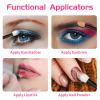 Cuttte Eyeshadow Applicators Makeup Brushes - 180PCS Disposable Eyeshadow Brush, Dual Sides Eye Shadow Applicator Sticks, 2.44 Inch Eye Makeup Tools, Black view 3