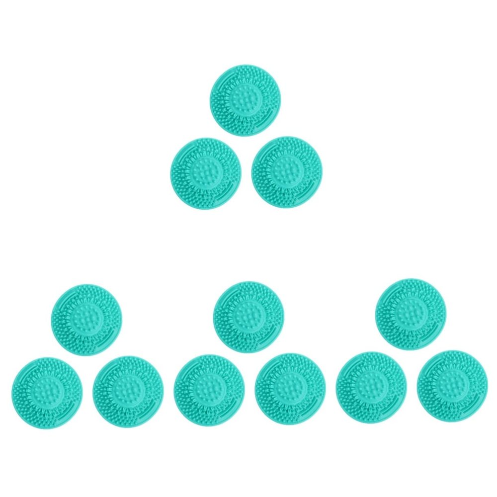 balacoo 12pcs Makeup Brush Cleaning Pad Portable Makeup Brush Cleaner Travel-sized