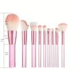TOWINE Makeup Brush Set 9PCS Makeup Brush Set with Brush Bag Loose Powder Brush Set Concealer Eyeshadow Foundation Brush Beauty Tools for Ladies and Girls (Color : B, Size : O) view 2