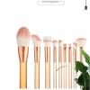 TOWINE Makeup Brush Set 9PCS Makeup Brush Set with Brush Bag Loose Powder Brush Set Concealer Eyeshadow Foundation Brush Beauty Tools for Ladies and Girls (Color : B, Size : O) view 4