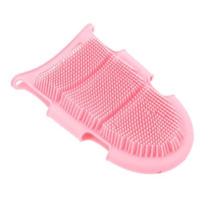 balacoo 3pcs Multipurpose Massage Tool Shampoo Brush Deep Exfoliating Gloves for Body