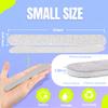 5 Inch Small Disposable Zebra Nail Files 80/100 100/180 Grit Bundle, Each Grit 50 Pcs view 2