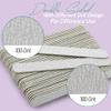 5 Inch Small Disposable Zebra Nail Files 80/100 100/180 Grit Bundle, Each Grit 50 Pcs view 4