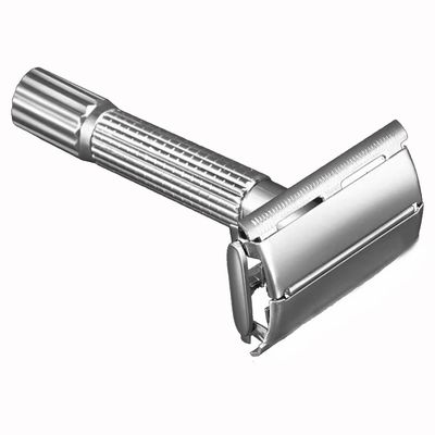 Premium Manual Stainless Steel Safety Razor for a Clean and Smooth Shave - Eco-Friendly and Durable (2)