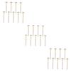 balacoo 3sets Highlighter Brush Makeup Set Powder Brush Fan for Teenagers Festival Blending Contouring Blush 9pcs*3 view 1