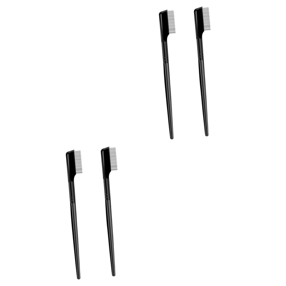 balacoo 4pcs Eyelash Eyebrow Comb Lash Separation Tool Eyelash Grooming Practical for Daily Use Travel