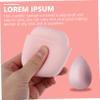 Balacoo 2pcs Cosmetic Travel Case Makeup Puff Holder Makeup Sponge Travel Case Silicone view 4