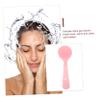 balacoo 3sets Facial Brush Handheld Silicone Face Brush Skincare Tools for Face Gentle Scrubber for Women Long Handle Facial 3pcs*3 view 2