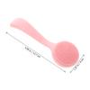 balacoo 3sets Facial Brush Handheld Silicone Face Brush Skincare Tools for Face Gentle Scrubber for Women Long Handle Facial 3pcs*3 view 3