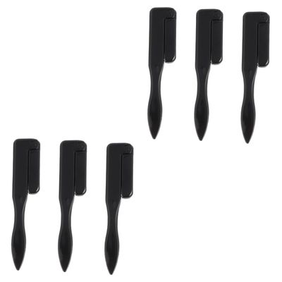 balacoo 6pcs Eyebrow Brush Comb Makeup Lash Spoolies Detangler Brush for Women Girls Ladies