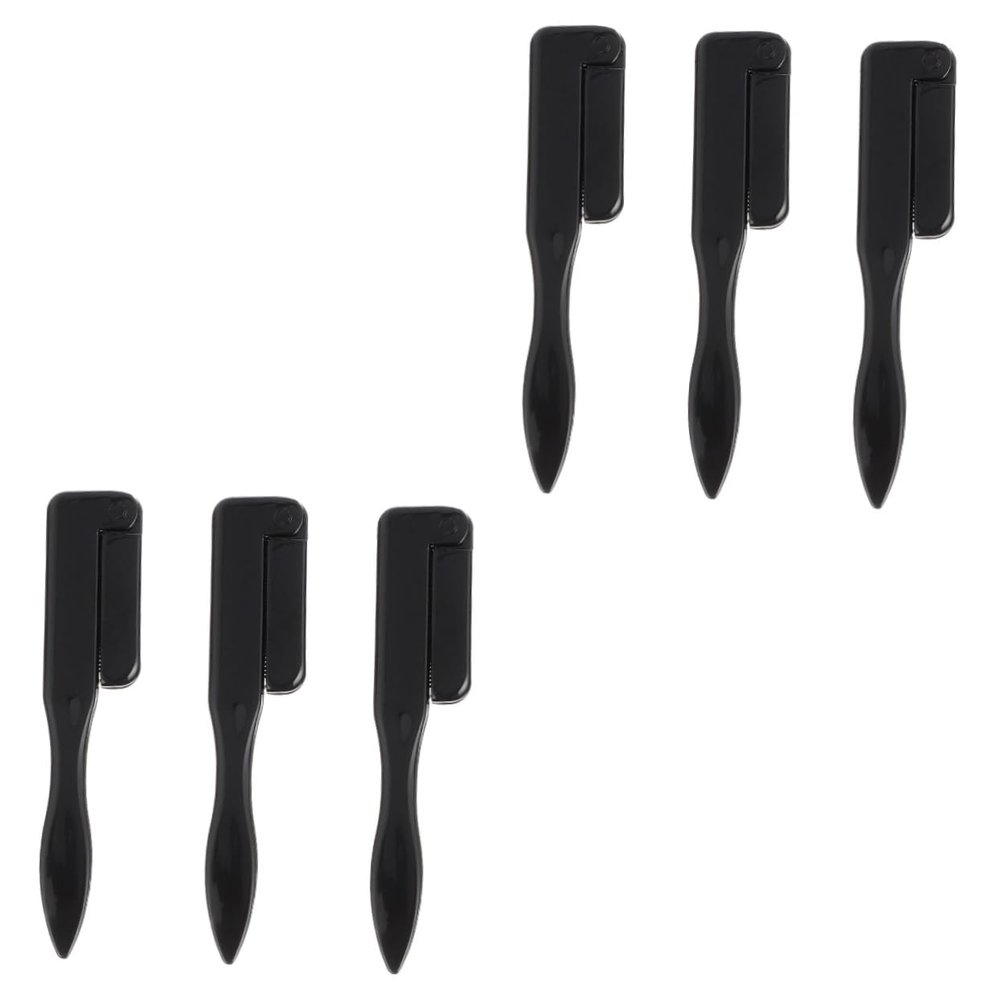 balacoo 6pcs Eyebrow Brush Comb Makeup Lash Spoolies Detangler Brush for Women Girls Ladies