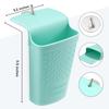 CROWATTS 2 Pack Heat Resistant Silicone Hair Iron Mat and Pouch,Portable Travel Hair Straightener Mat and Holder for Hair Styling Tools.(Mint Green) view 2