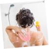 balacoo 2pcs Double-Sided Silicone Body Scrubber Gentle Massaging Shower Brush for Deep Cleansing Ergonomic Design for Adults and Pink view 4