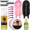 Extra Hold Braiding Kit - Smoothing Gel for Twists, Locs, Braids, Cornrows, High Shine Long Lasting Braid Mousse Foam, and Bonnet Tool view 1