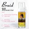 Extra Hold Braiding Kit - Smoothing Gel for Twists, Locs, Braids, Cornrows, High Shine Long Lasting Braid Mousse Foam, and Bonnet Tool view 4