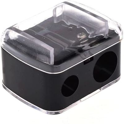 KouRy Double Holes Precision Lipstick Cosmetic Pencil Sharpener Eyebrow Lip Liner Eyeliner