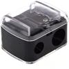 KouRy Double Holes Precision Lipstick Cosmetic Pencil Sharpener Eyebrow Lip Liner Eyeliner view 1