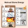 Olaemuo Opal Gua Sha and Face Roller, Real Jade Gua-Sha Stone Facial Tools Set for Reduce Puffiness, Body Guasha Tool for Relieve Neck Tension, SinkCare Beauty Massager as Present for Women,Opal view 4