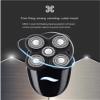 KouRy Multifunction 5 in 1 Electric Shavers for Men with USB Faster-Charging IPX7-Waterproof Rotary Razor with Hair Clippers, Facial Cleaning Brush, Nose & Ear Trimmer Set view 4