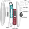 KouRy Blackhead Remover, Pore Extractors with Hot Compress, USB Rechargeable Facial Pore Cleaner Blackhead Suction Tool with 4Replaceable Probes for Skin Treatment Shrink pores view 4