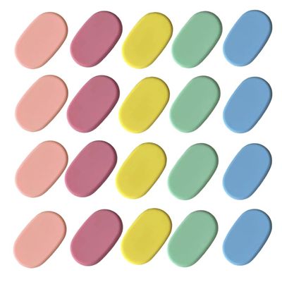 20 Pieces Girls Hair Clips for Kids Ages 4-8, Sweetie Macaron Candy Color Hairpins Oval Barrette Hair Accessories for Toddlers