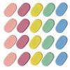 20 Pieces Girls Hair Clips for Kids Ages 4-8, Sweetie Macaron Candy Color Hairpins Oval Barrette Hair Accessories for Toddlers view 1
