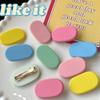 20 Pieces Girls Hair Clips for Kids Ages 4-8, Sweetie Macaron Candy Color Hairpins Oval Barrette Hair Accessories for Toddlers view 2