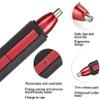 KouRy Multifunction Ear and Nose Hair Trimmer for Men and Women, Professional IPX7 Waterproof USB Rechargeable with Stainless Steel Blades, Trimmer for Eyebrows, Nose Hair, Sideburns & Ear Hair view 4